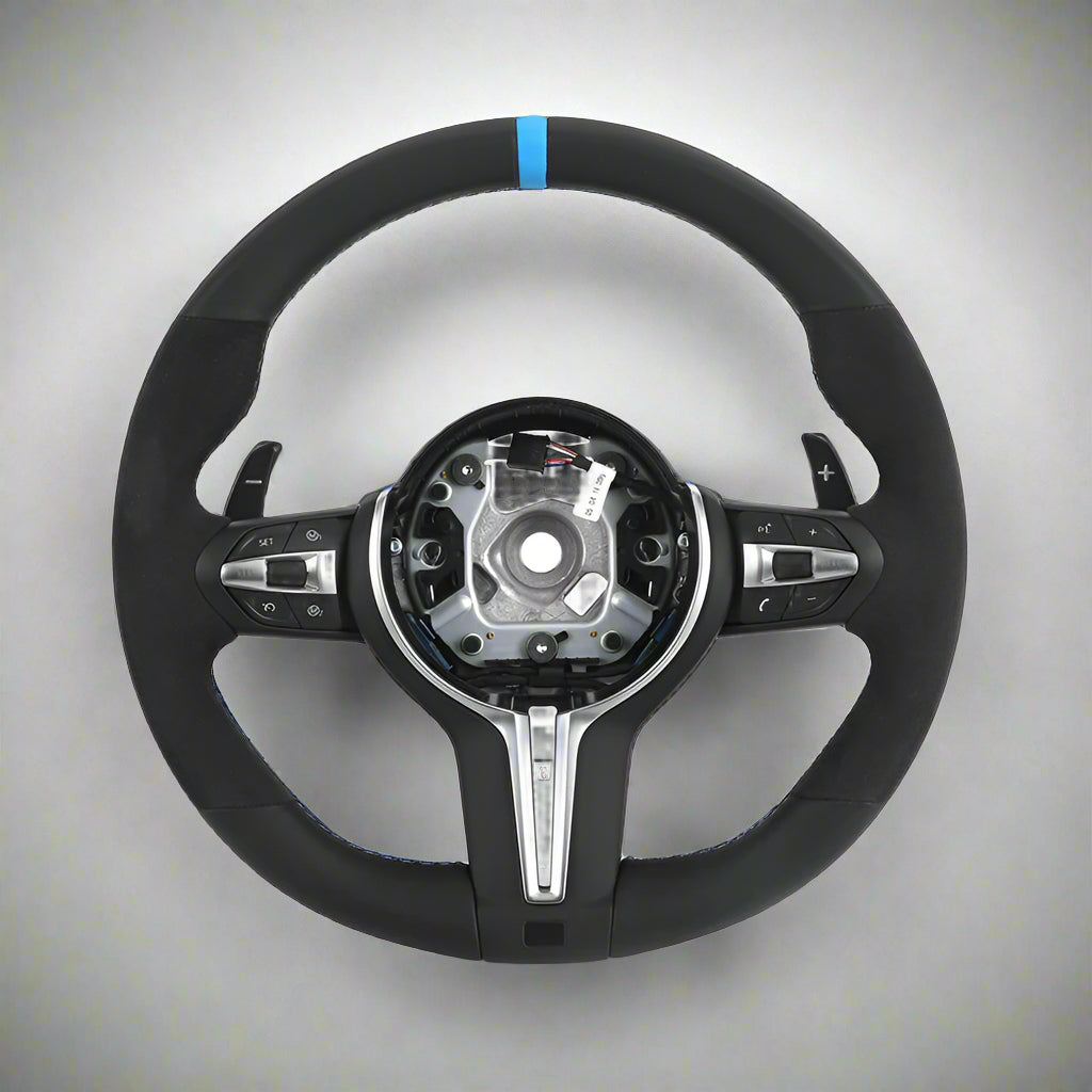 Half Alcantara/Leather M Sport Steering Wheel for BMW F-Chassis & E-Chassis Models