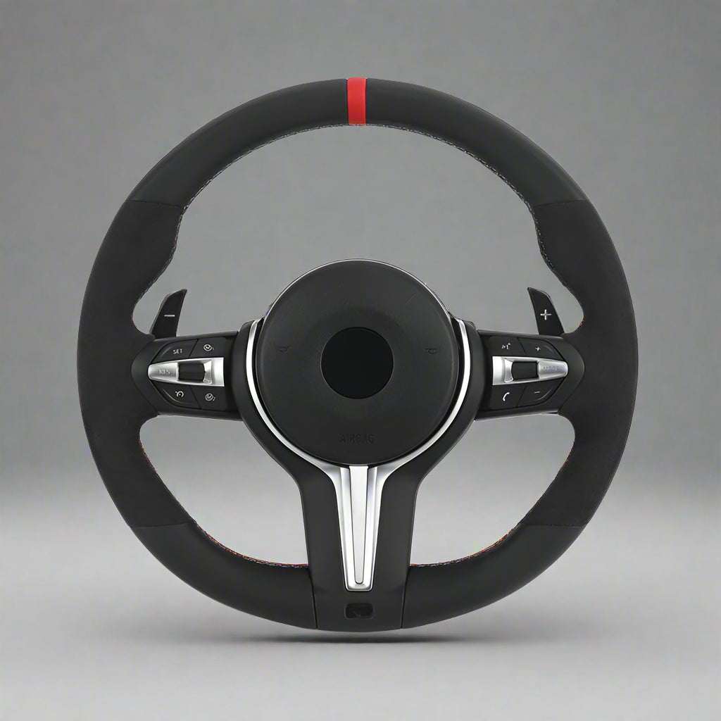 Half Alcantara/Leather M Sport Steering Wheel for BMW F-Chassis & E-Chassis Models