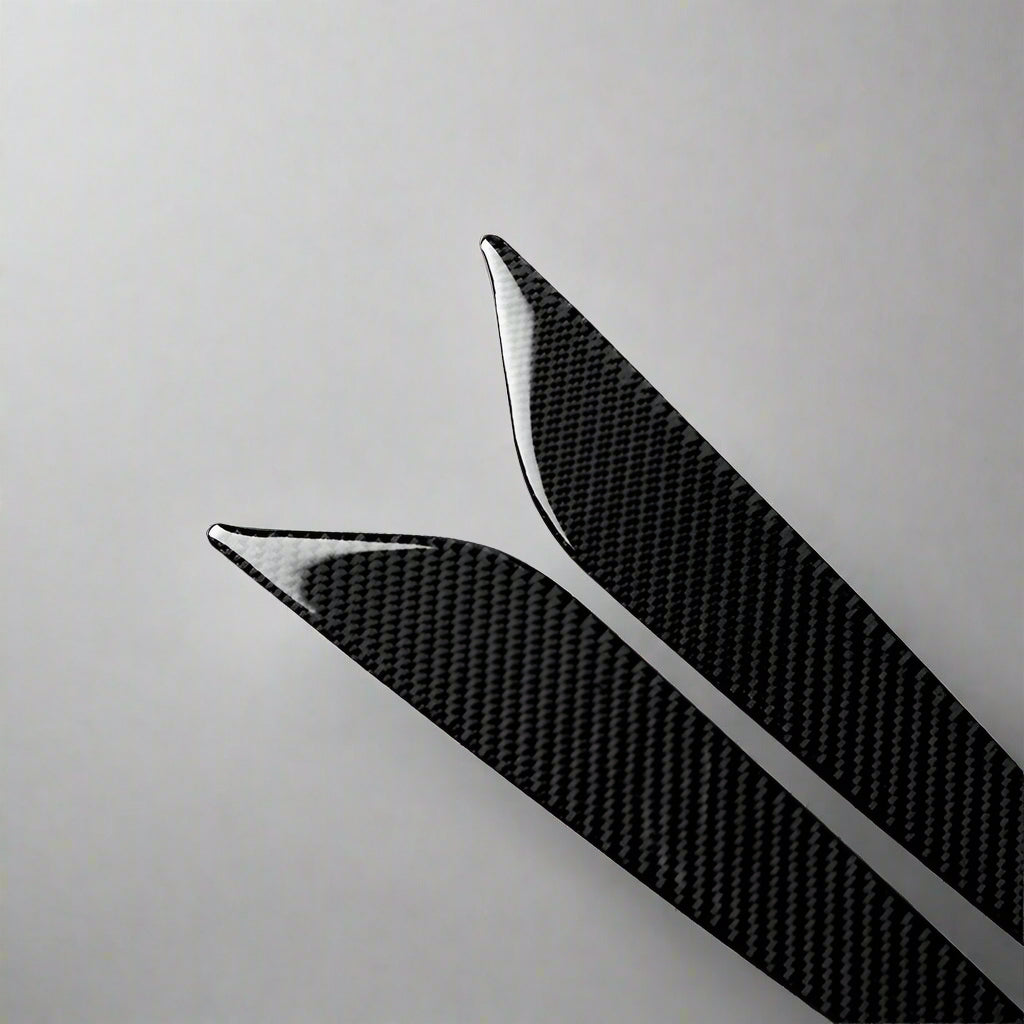 Carbon Fiber Style Gear Shift Side Panel Trim for Audi A4 B9 (2017–2019)