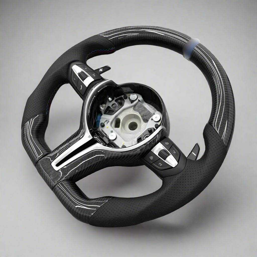 Genuine Carbon Fiber Steering Wheel for BMW F-Chassis | F22 F30 F32 F10 F11 F80 F82