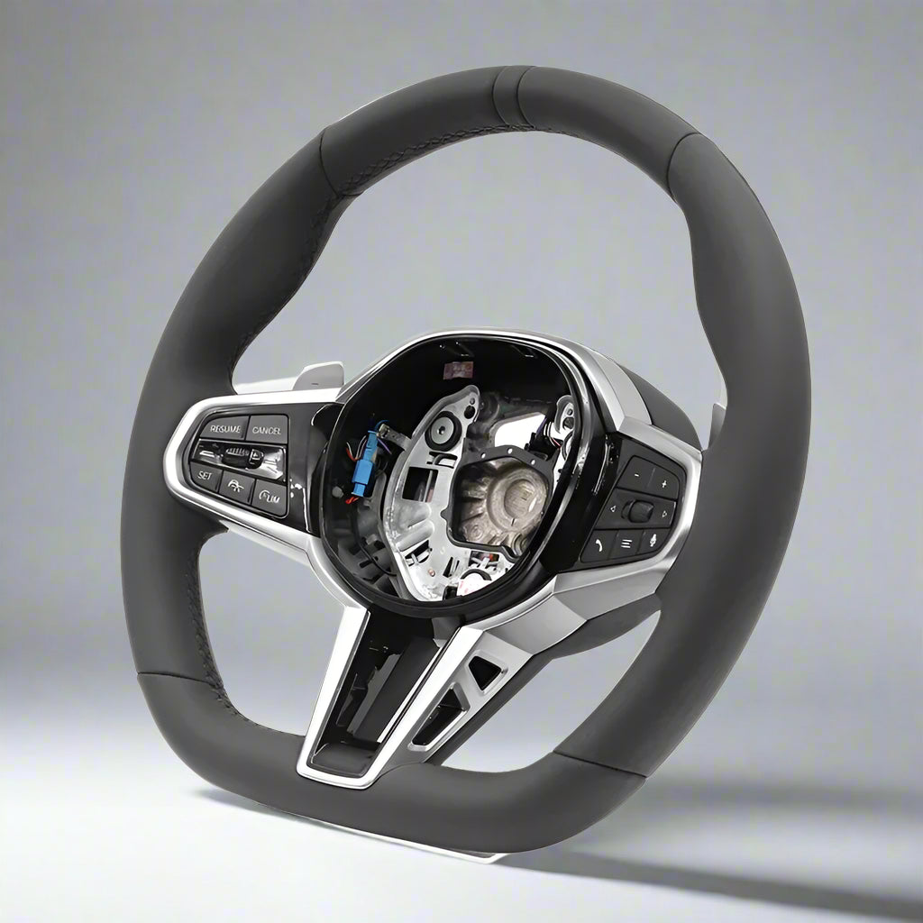 Full Leather CS Style Steering Wheel for BMW F-Chassis & G-Chassis Models