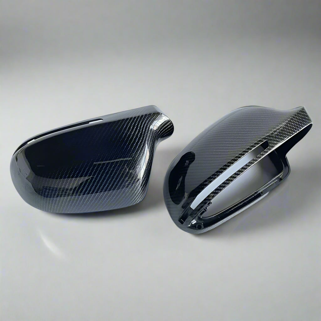 Genuine Carbon Fiber Mirror Covers for Audi A3/S3/Sportback 8P, A4/S4/Allroad B8, A5/S5 B8 Coupe, A6/S6 C6 (2008–2015)