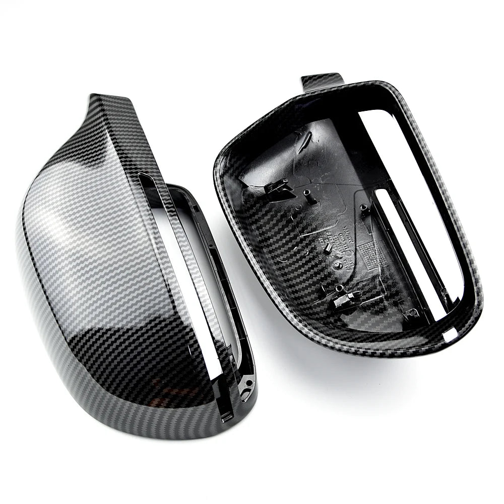 Carbon Fiber Side Mirror Cover Upgrade For Audi B8 A4, A6 C6, A5, Q3, A3 8P