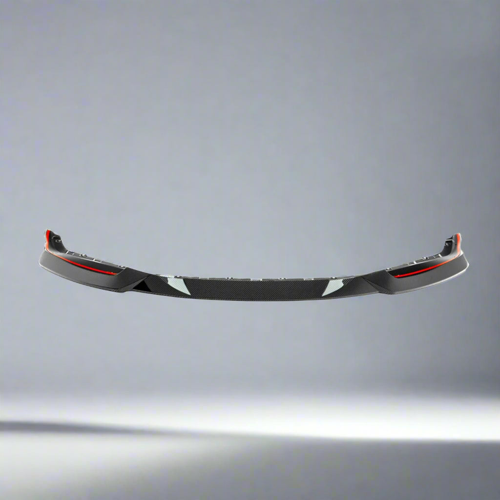 R44 Style Genuine Carbon Fiber Front Lip For BMW G87 M2 2022 2023 2024