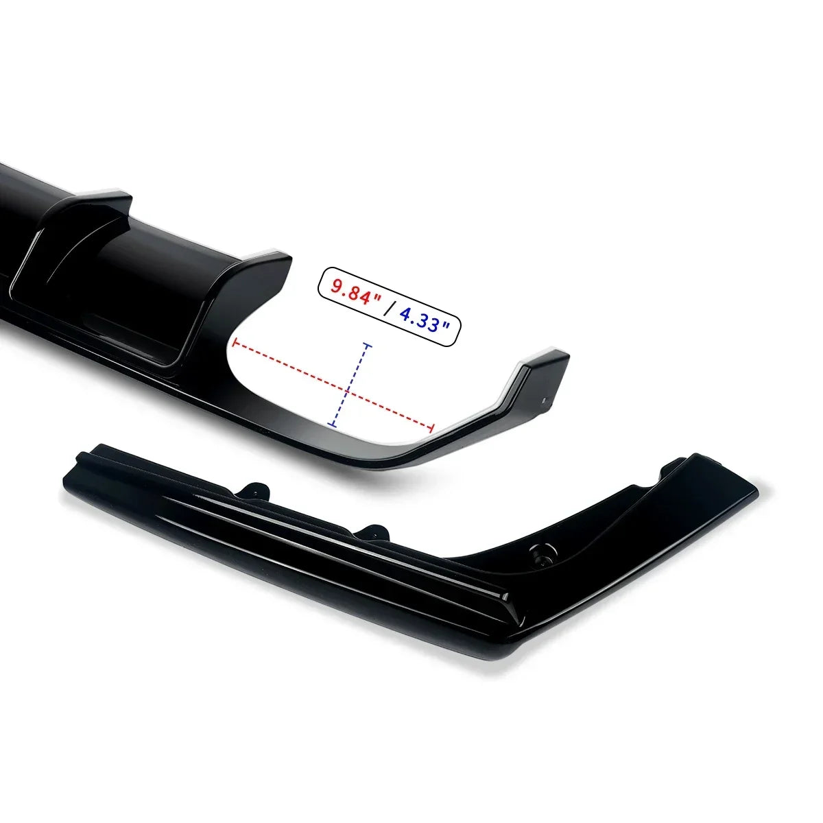 PSM Style Rear Diffuser For BMW F80 M3 F82 M4 | Gloss Black