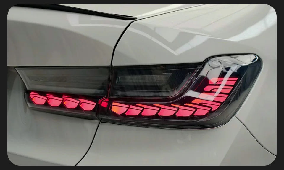 CLEAR LED GTS Tail Light Assembly for BMW G20/G28 (2019–2021) | Dynamic Signal, Animation