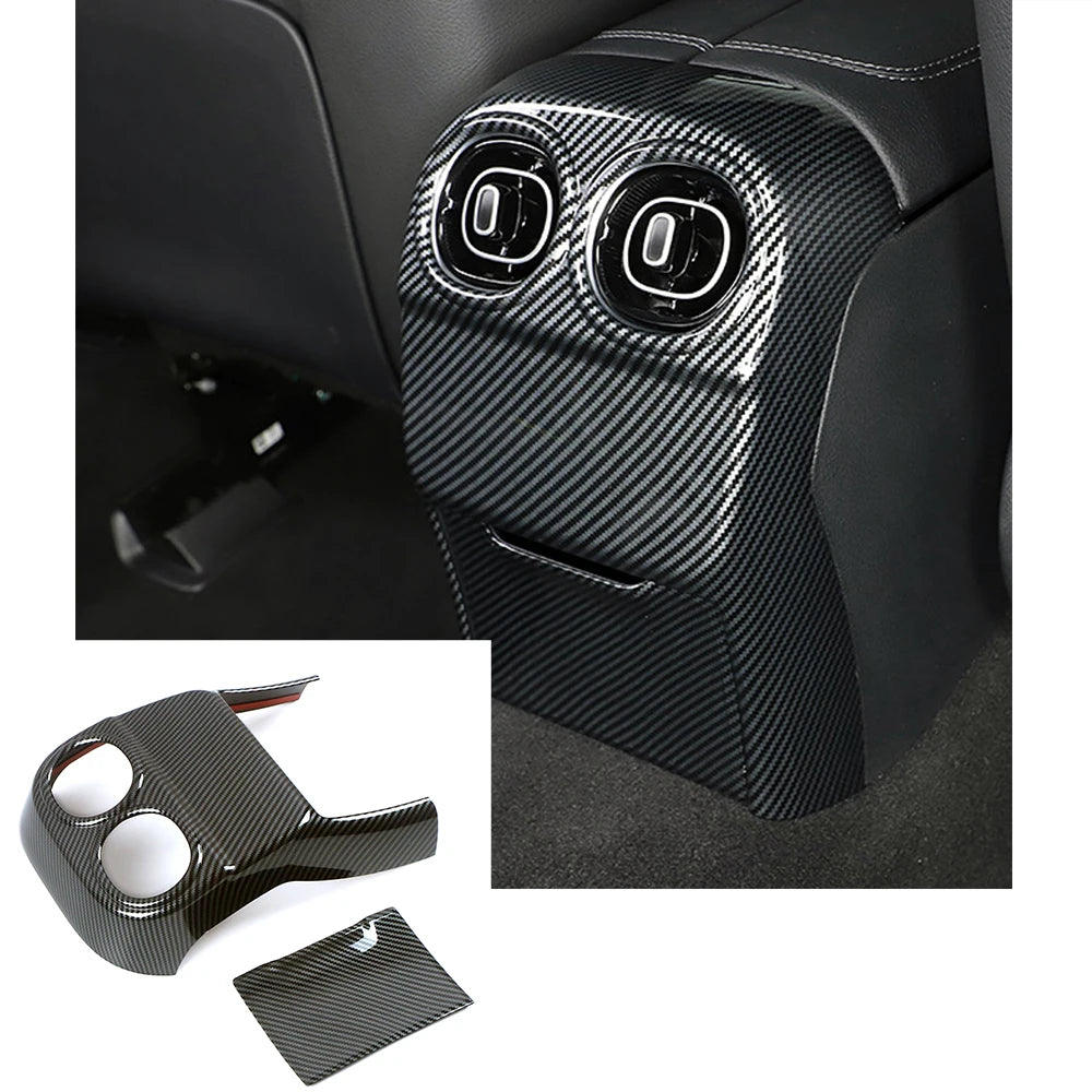 Carbon Fiber Center Console Trim for Mercedes-Benz W206 2022–2024