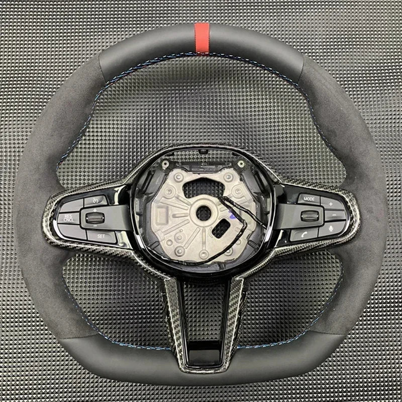 Alcantara & Leather CS Style Steering Wheel for BMW G-Chassis