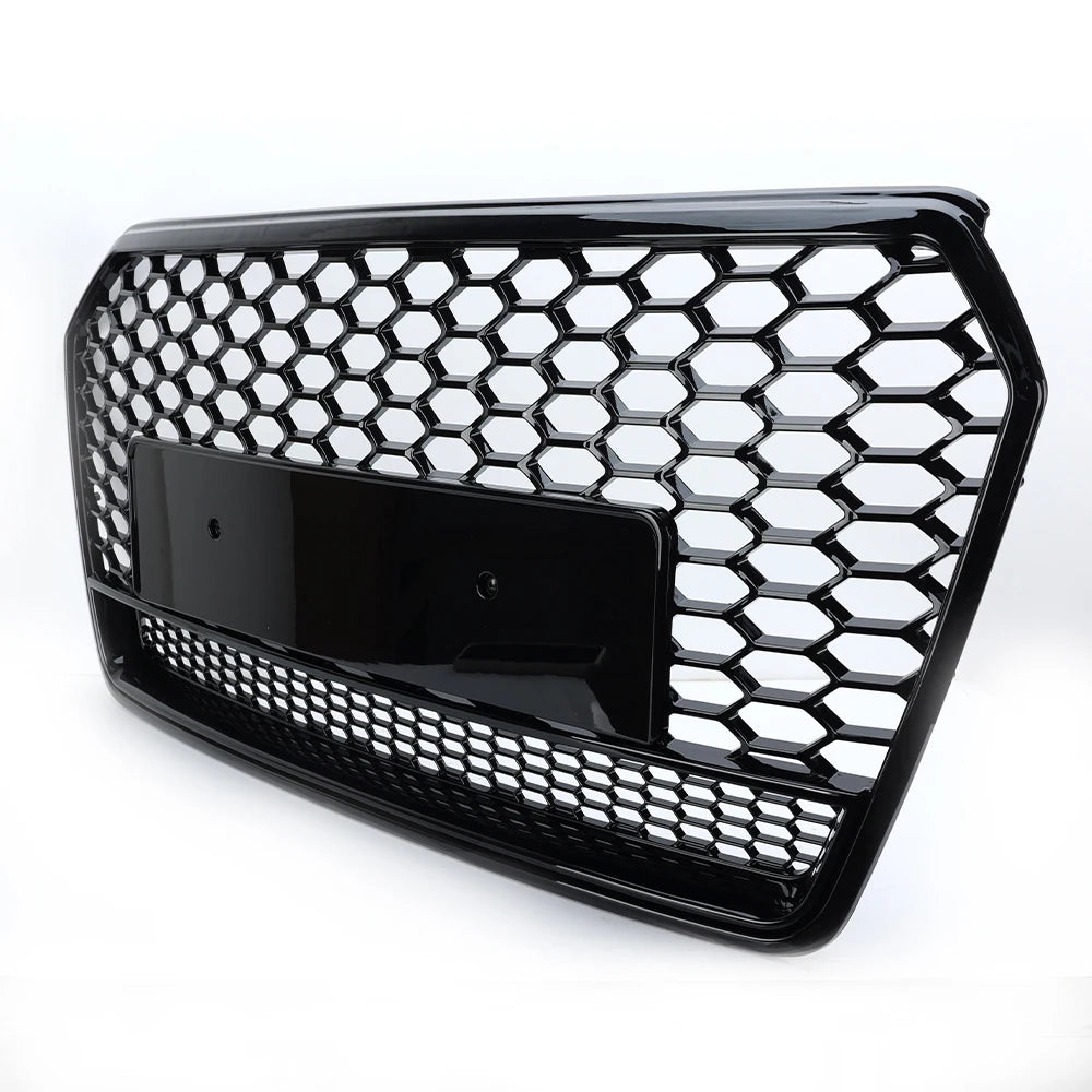 ABS Honeycomb RS Style Front Grille For Audi A4 S4 RS4 A5 RS5 A6 S6 A7 S7 A3 (2008–2022)