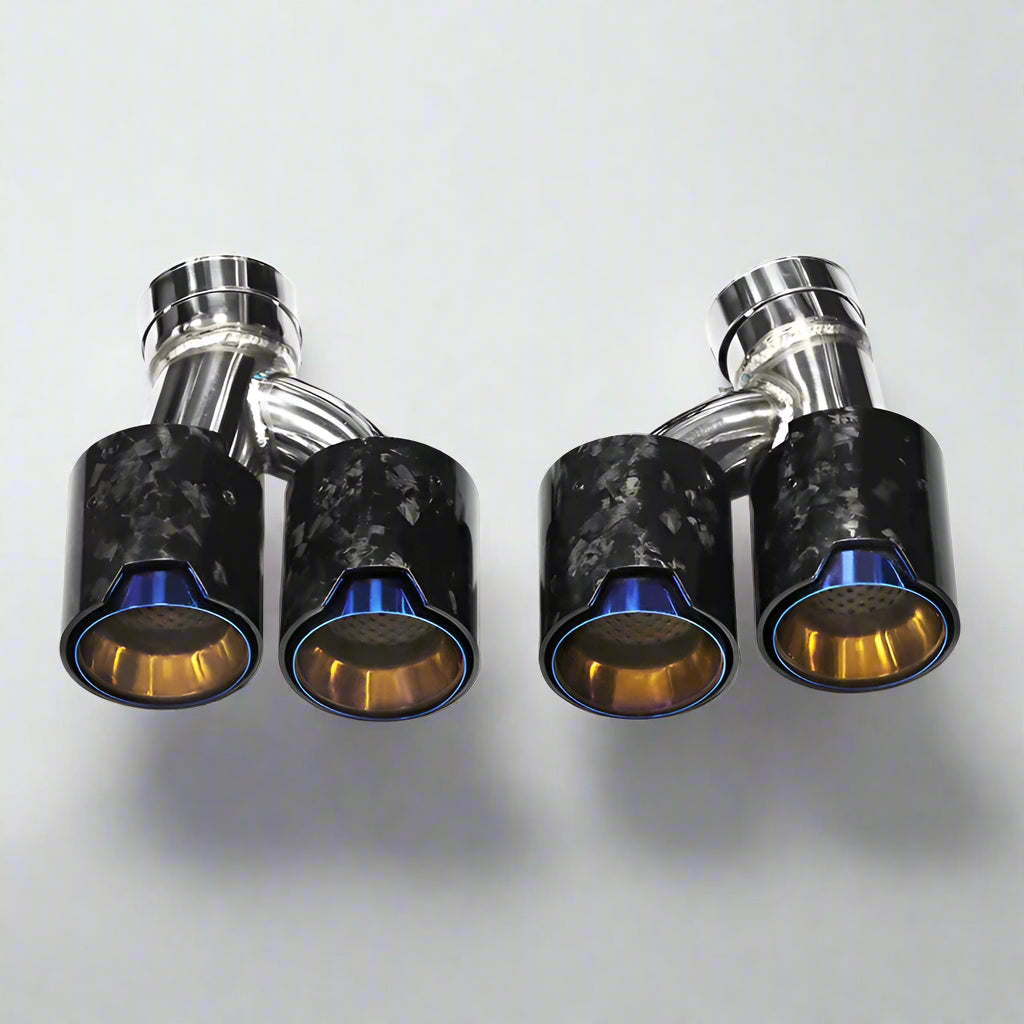 Carbon Fiber Quad Exhaust Tip Conversion For BMW G30/G31 2018+