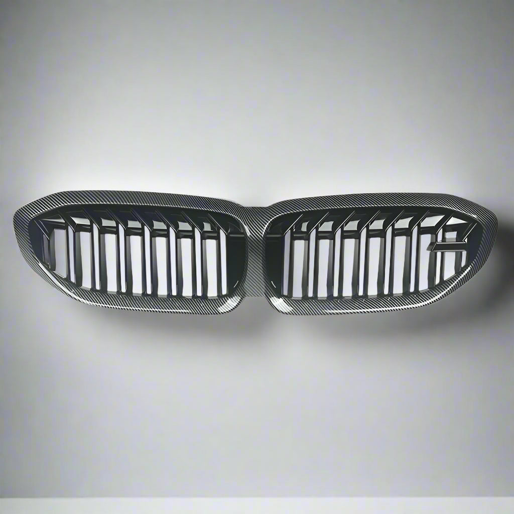 M5 STYLE Front Grille for BMW G20 G21 3 SERIES 2019+ | Carbon & Gloss Black
