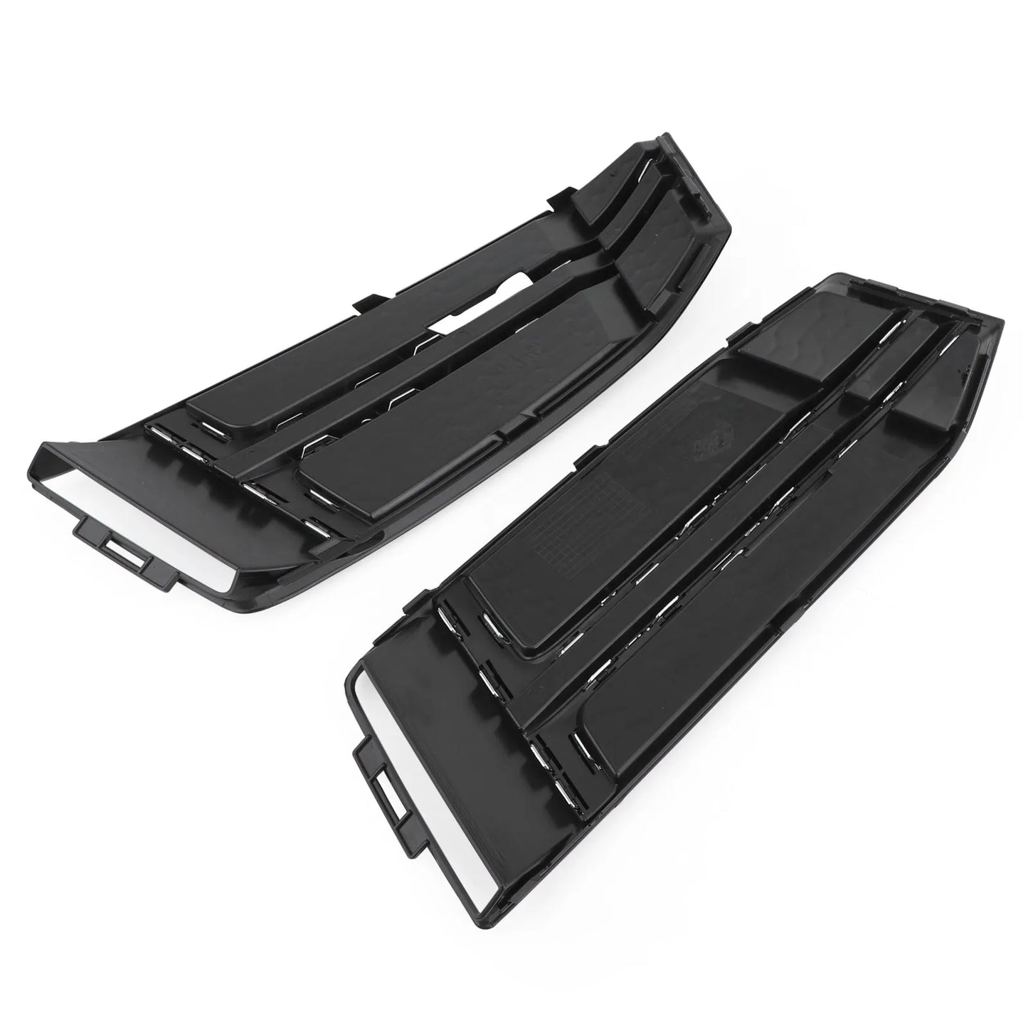 Black Fog Light Covers for Audi A4 B9 S-Line (2016–2018)