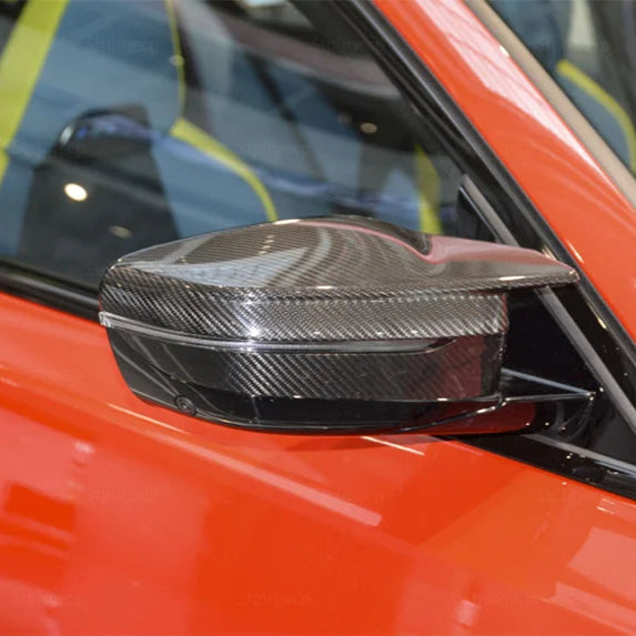 Genuine M4 Style Carbon Fiber Side Mirror Covers for BMW (G20 G22 G23 G26 G30 G11 G12 G14 G15 G16)