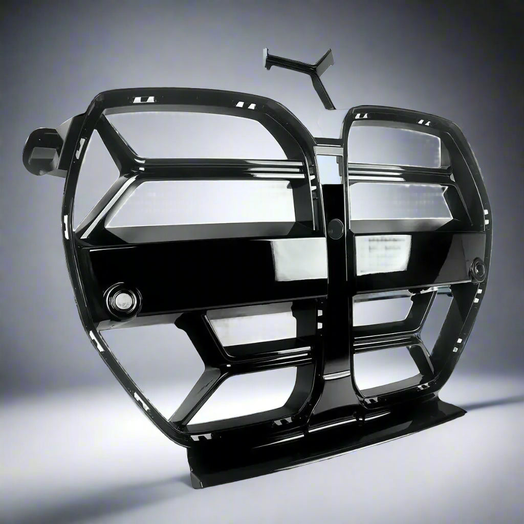 CSL Style Front Kidney Grille For BMW G80 M3 & G82 M4 2020+ | Gloss Black