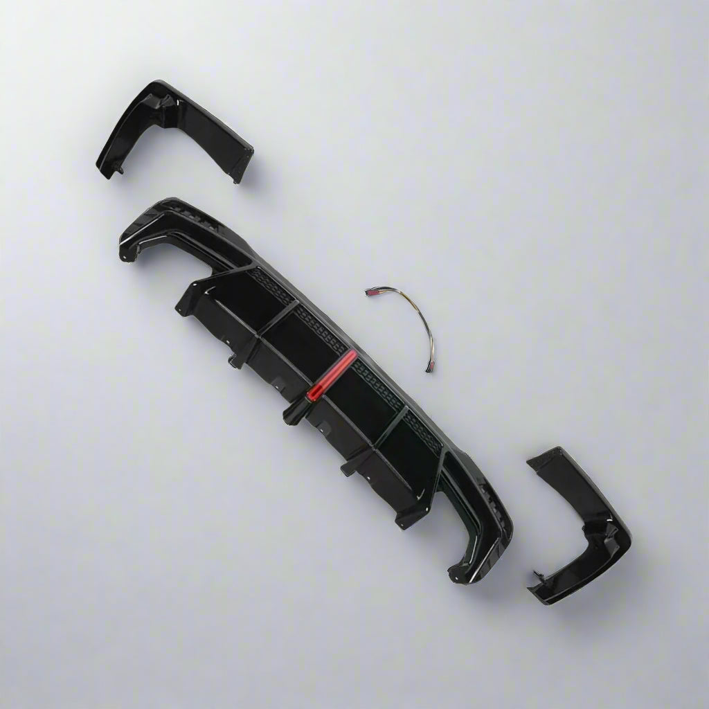 F1 Style Rear Diffuser with LED Light For BMW G30/G31 M550i 2017+