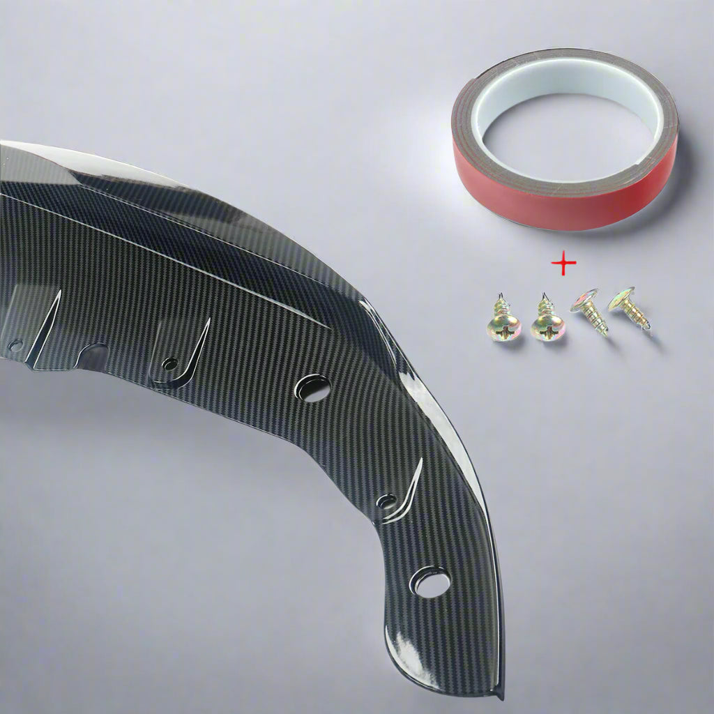 Front Lip Splitter For G22 BMW 4-Series M-sport | Carbon Fiber Look