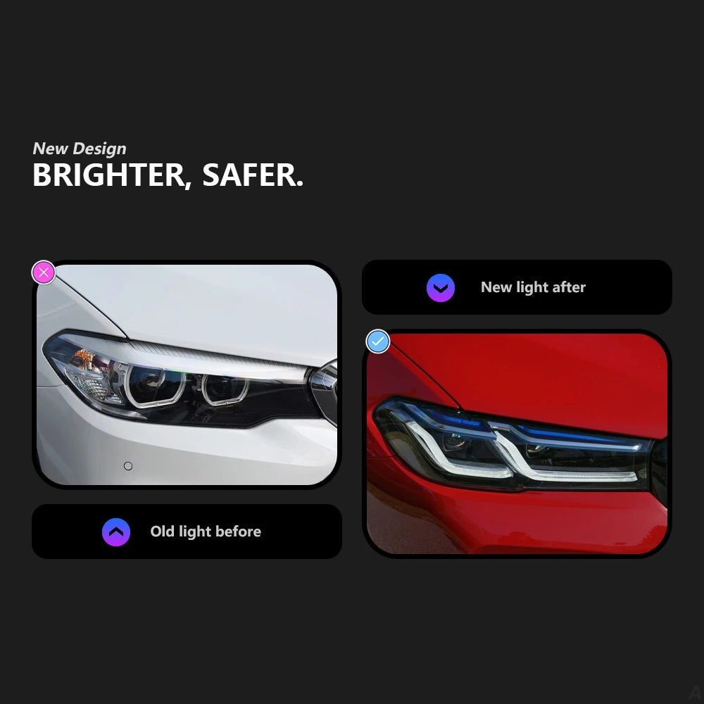 Laser LED Headlight Upgrade for BMW G30 5 Series (2017-2021)