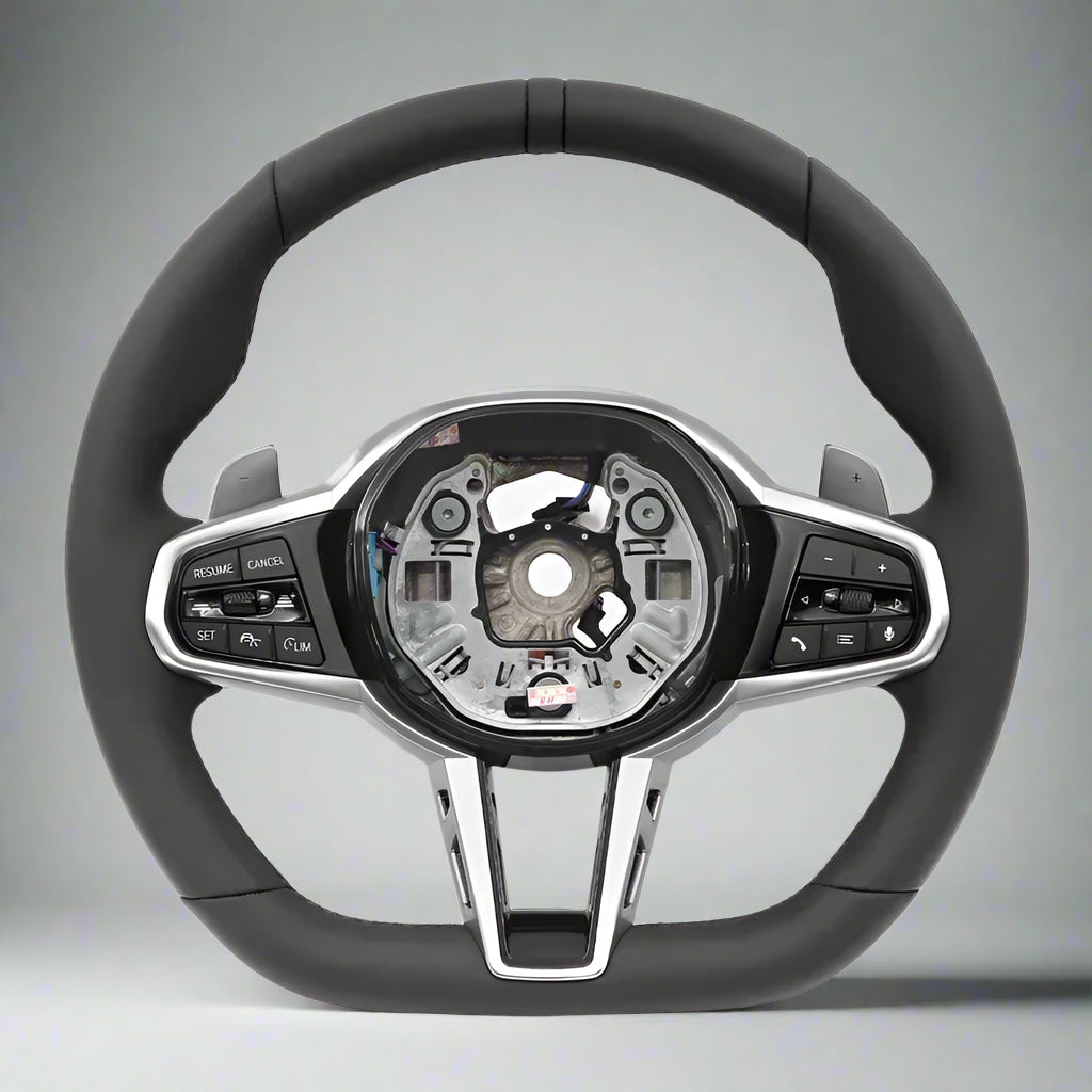 Full Leather CS Style Steering Wheel for BMW F-Chassis & G-Chassis Models