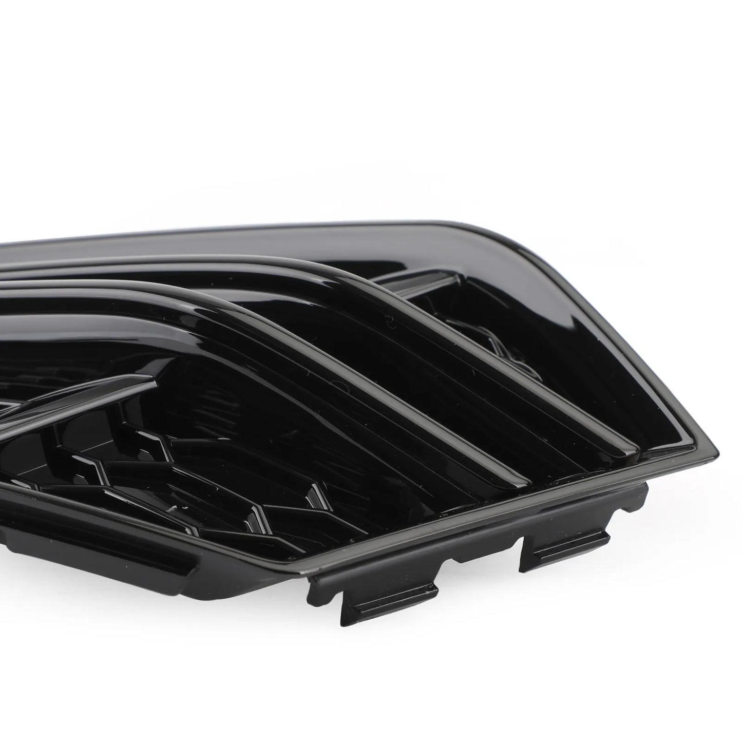 Black Fog Light Covers for Audi A4 B9 S-Line (2016–2018)