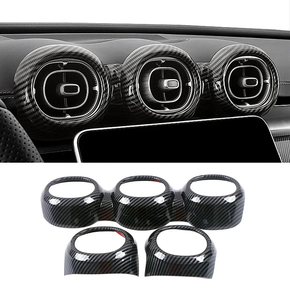 Carbon Fiber Center Console Trim for Mercedes-Benz W206 2022–2024