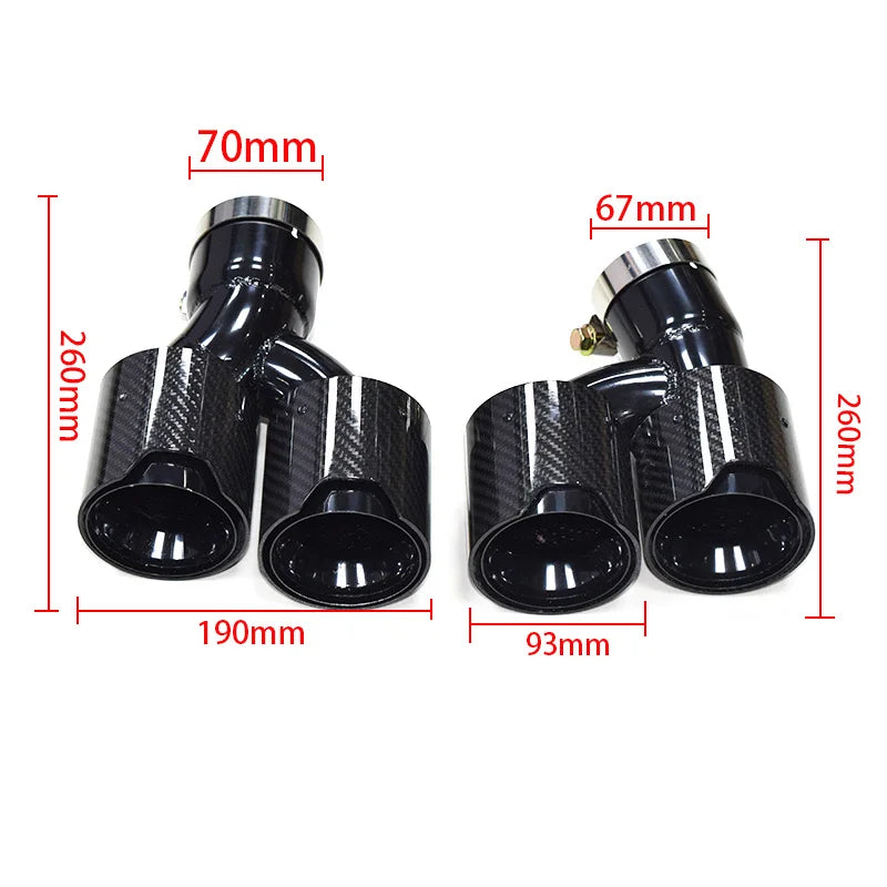 Carbon Fiber Quad Exhaust Tip Conversion For BMW G30/G31 2018+