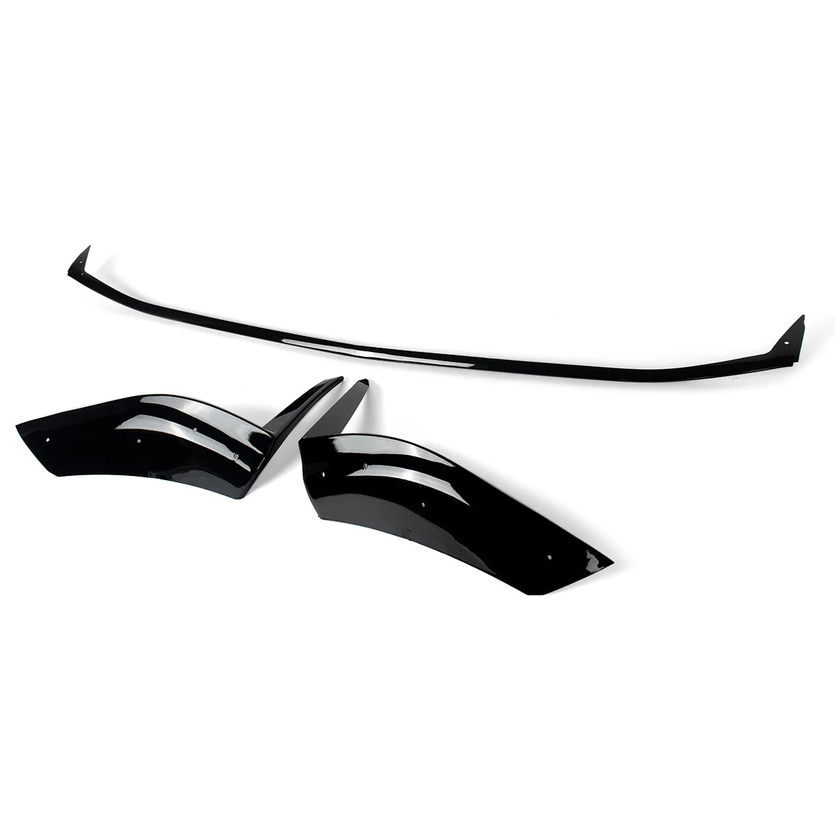 C43 Style Front Lip/Splitter for Mercedes W206 C43 AMG (22-24) | Gloss Black