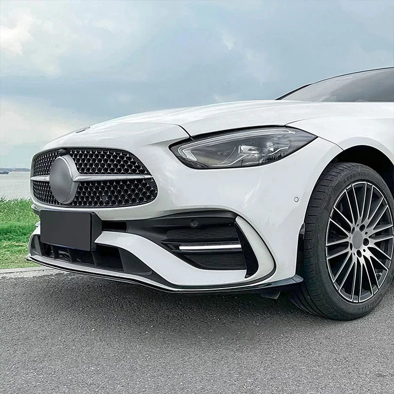 C43 Style Front Lip/Splitter for Mercedes W206 C43 AMG (22-24) | Gloss Black