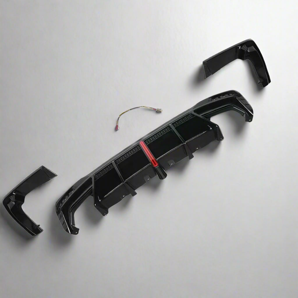 F1 Style Rear Diffuser with LED Light For BMW G30/G31 M550i 2017+