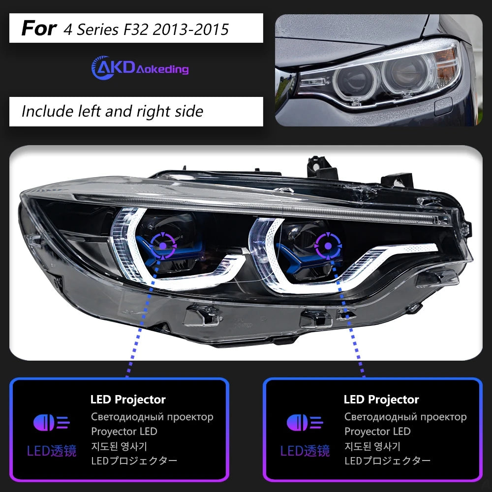Laser LED Headlights for BMW 4-Series F32 (2012-2019)