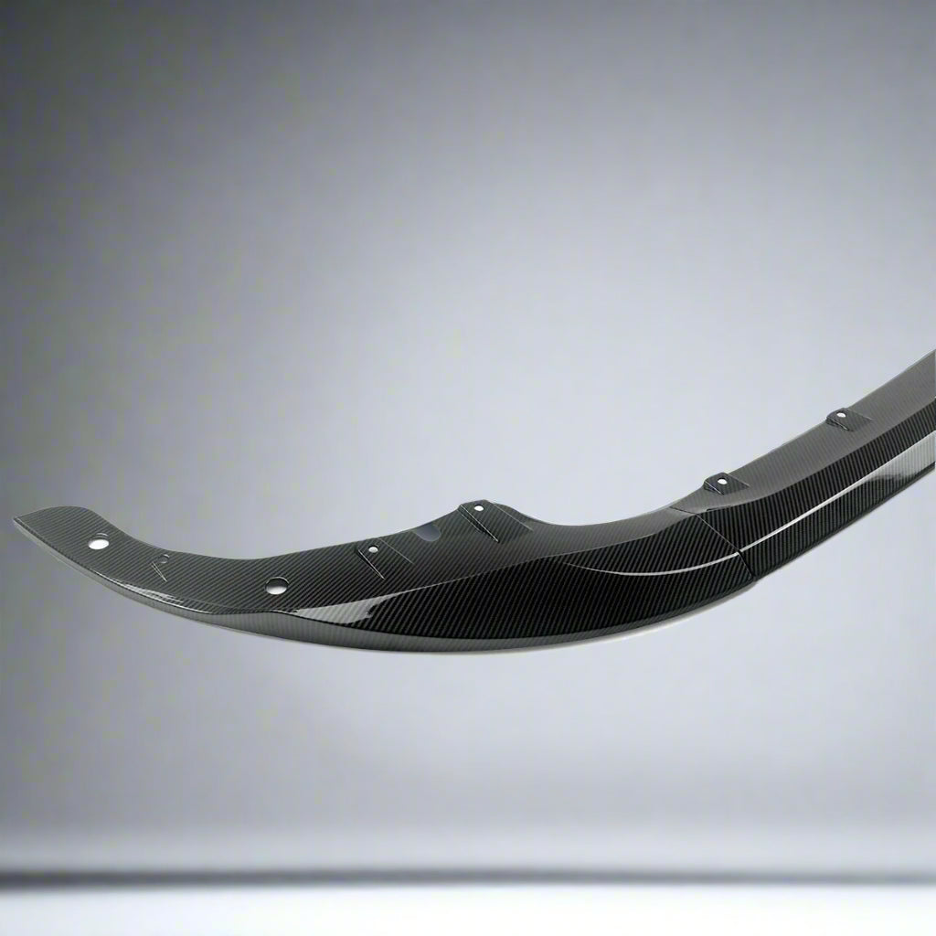 Front Lip Splitter For G22 BMW 4-Series M-sport | Carbon Fiber Look