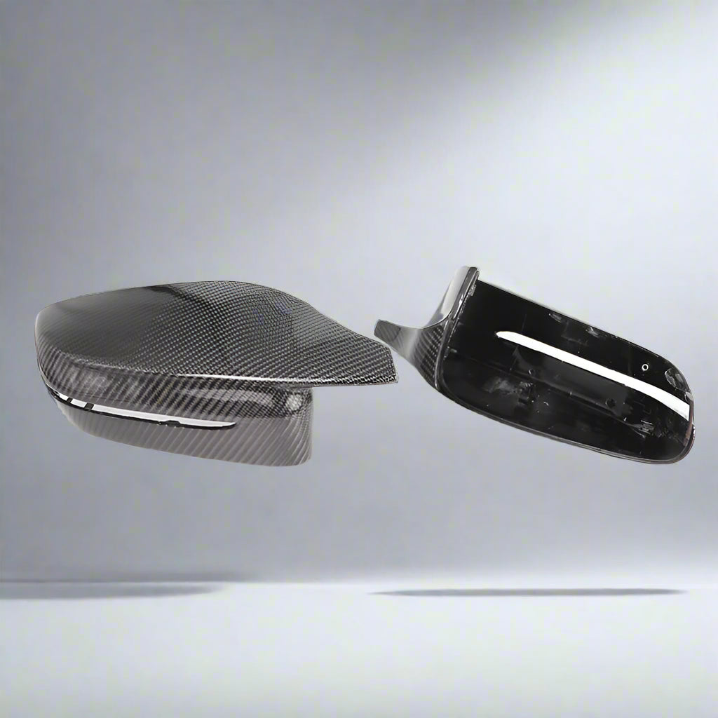 Genuine M4 Style Carbon Fiber Side Mirror Covers for BMW (G20 G22 G23 G26 G30 G11 G12 G14 G15 G16)