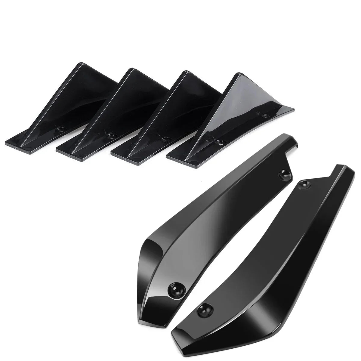6PCS Shark Fin Diffuser Set for Audi A4 A5 A6