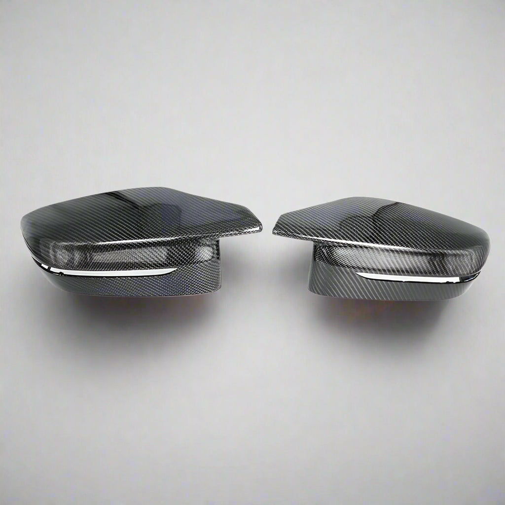 Genuine M4 Style Carbon Fiber Side Mirror Covers for BMW (G20 G22 G23 G26 G30 G11 G12 G14 G15 G16)