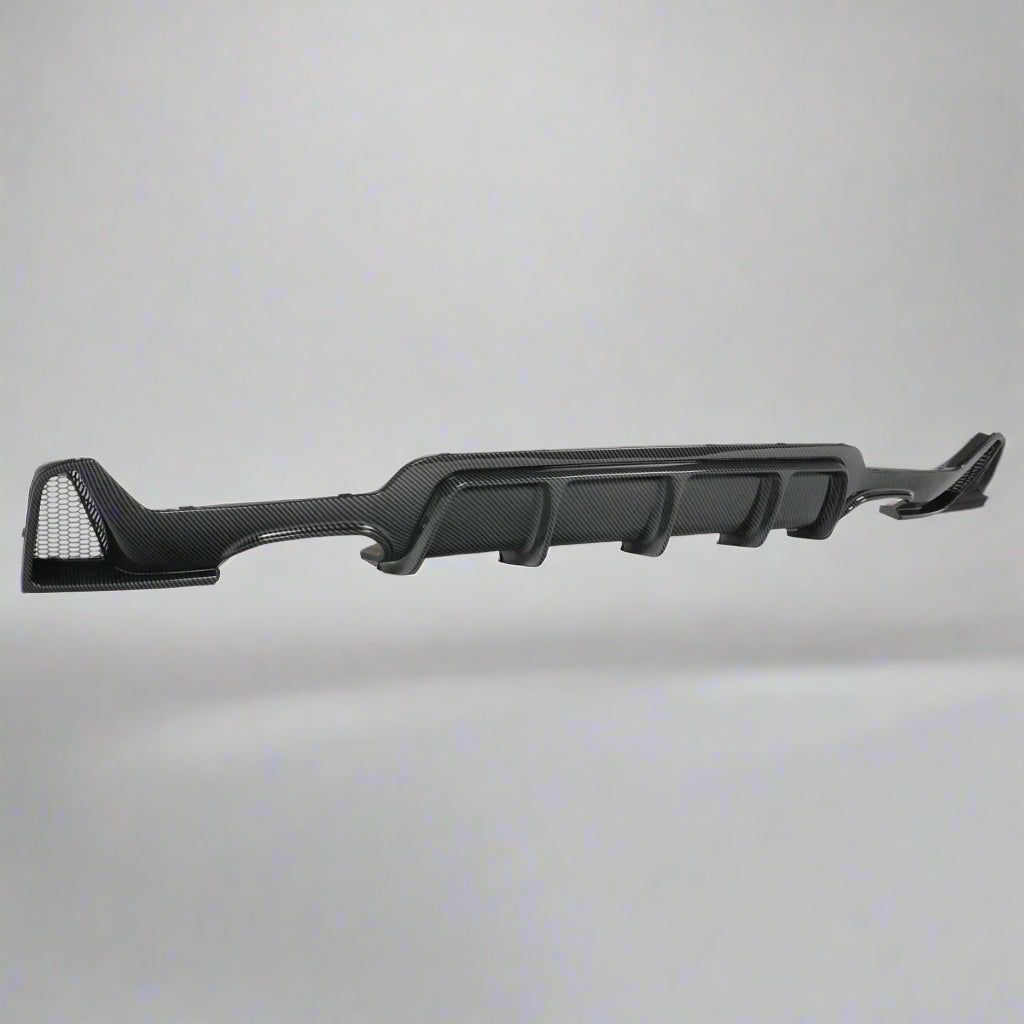 M-Sport Quad Exhaust Rear Diffuser For BMW 4 Series F32 F33 | Carbon Style