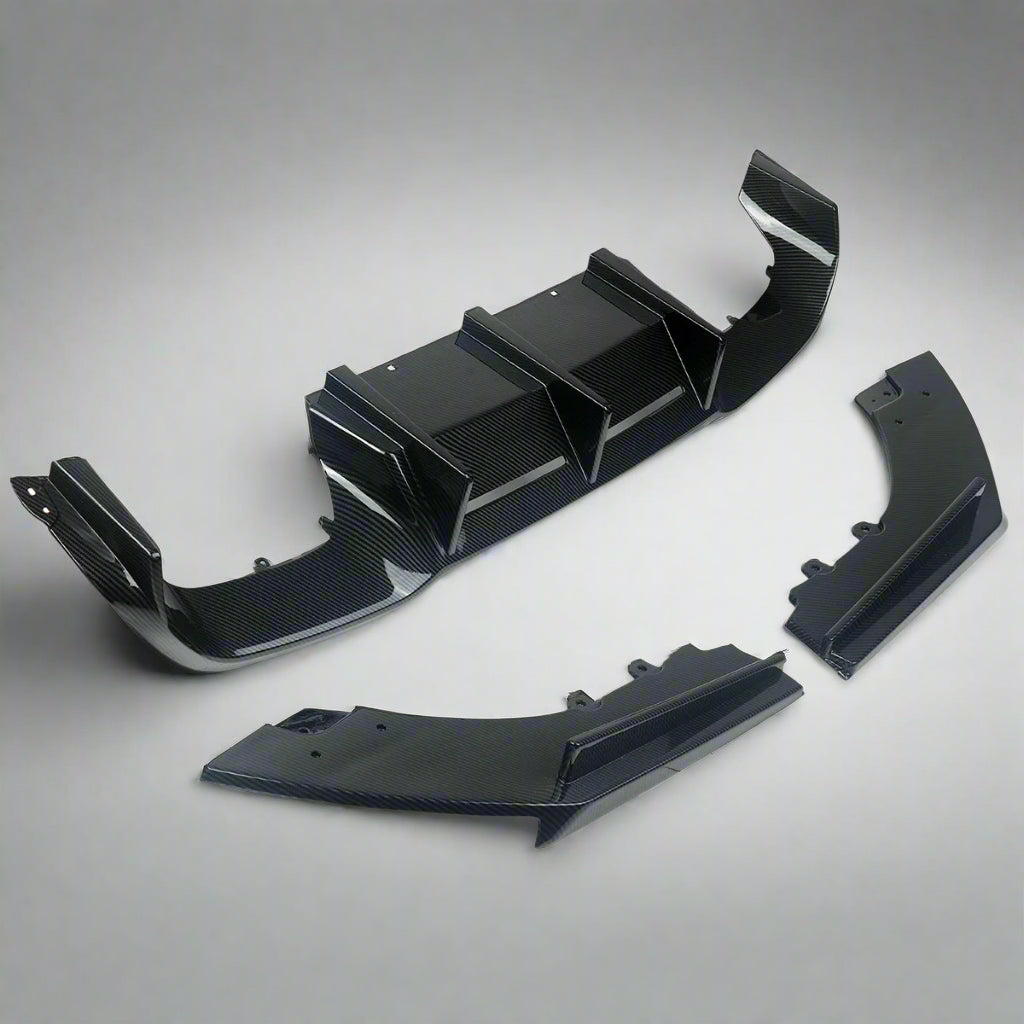 Rear Diffuser for BMW F87 M2 2015+ | Carbon Fiber Style