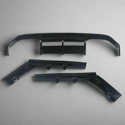 PSM Style Rear Diffuser For BMW F80 M3 F82 M4 | Gloss Black