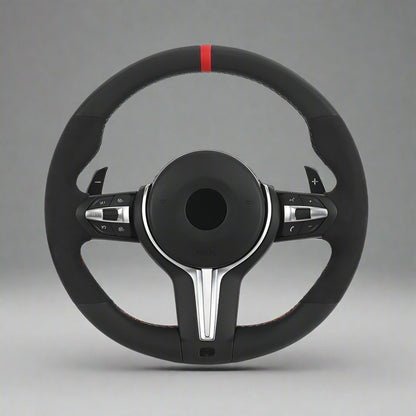 Half Alcantara/Leather M Sport Steering Wheel for BMW F-Chassis & E-Chassis Models