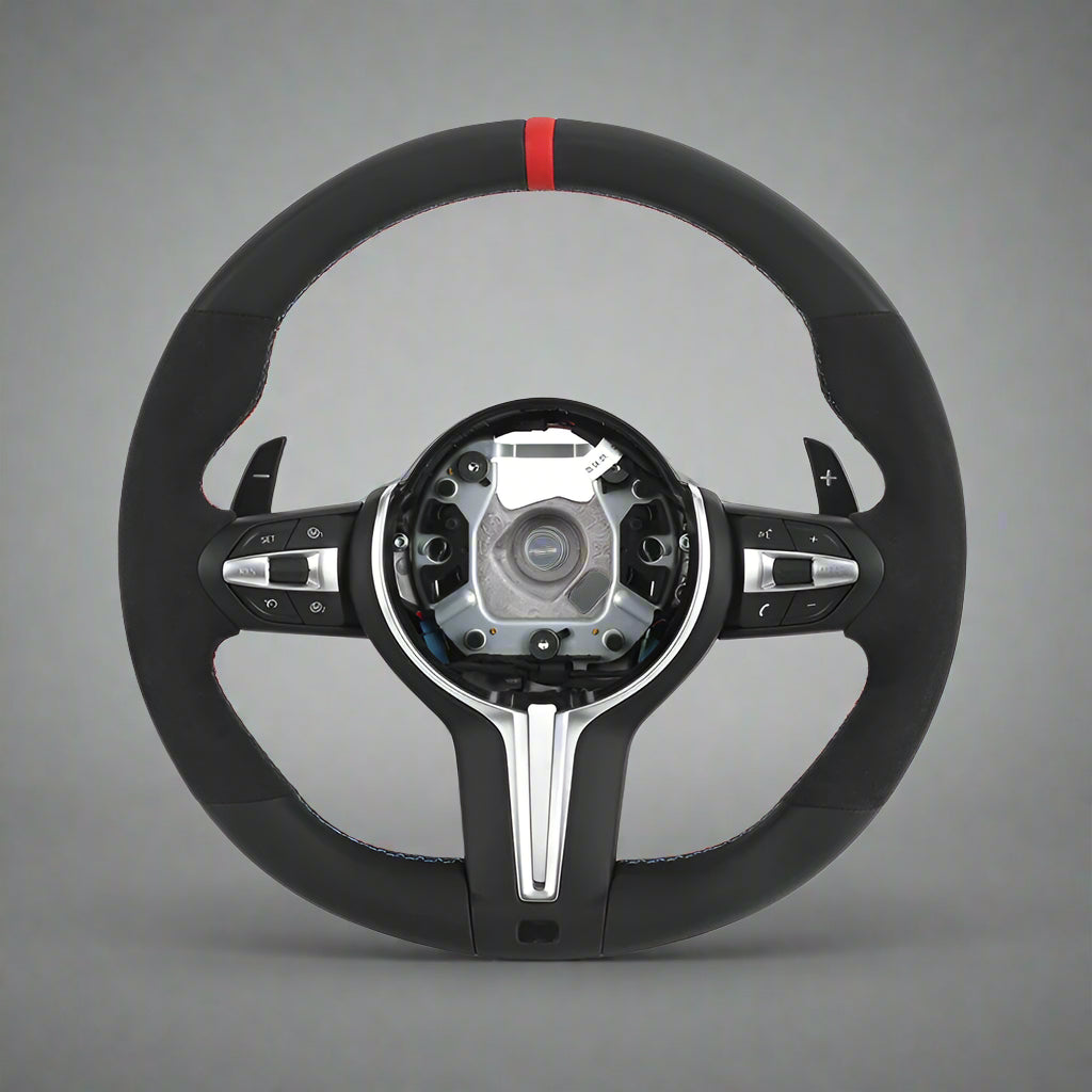 Half Alcantara/Leather M Sport Steering Wheel for BMW F-Chassis & E-Chassis Models