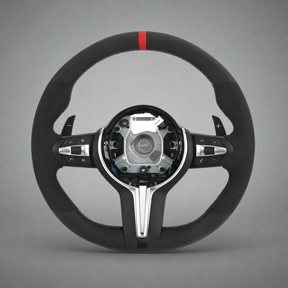 Half Alcantara/Leather M Sport Steering Wheel for BMW F-Chassis & E-Chassis Models