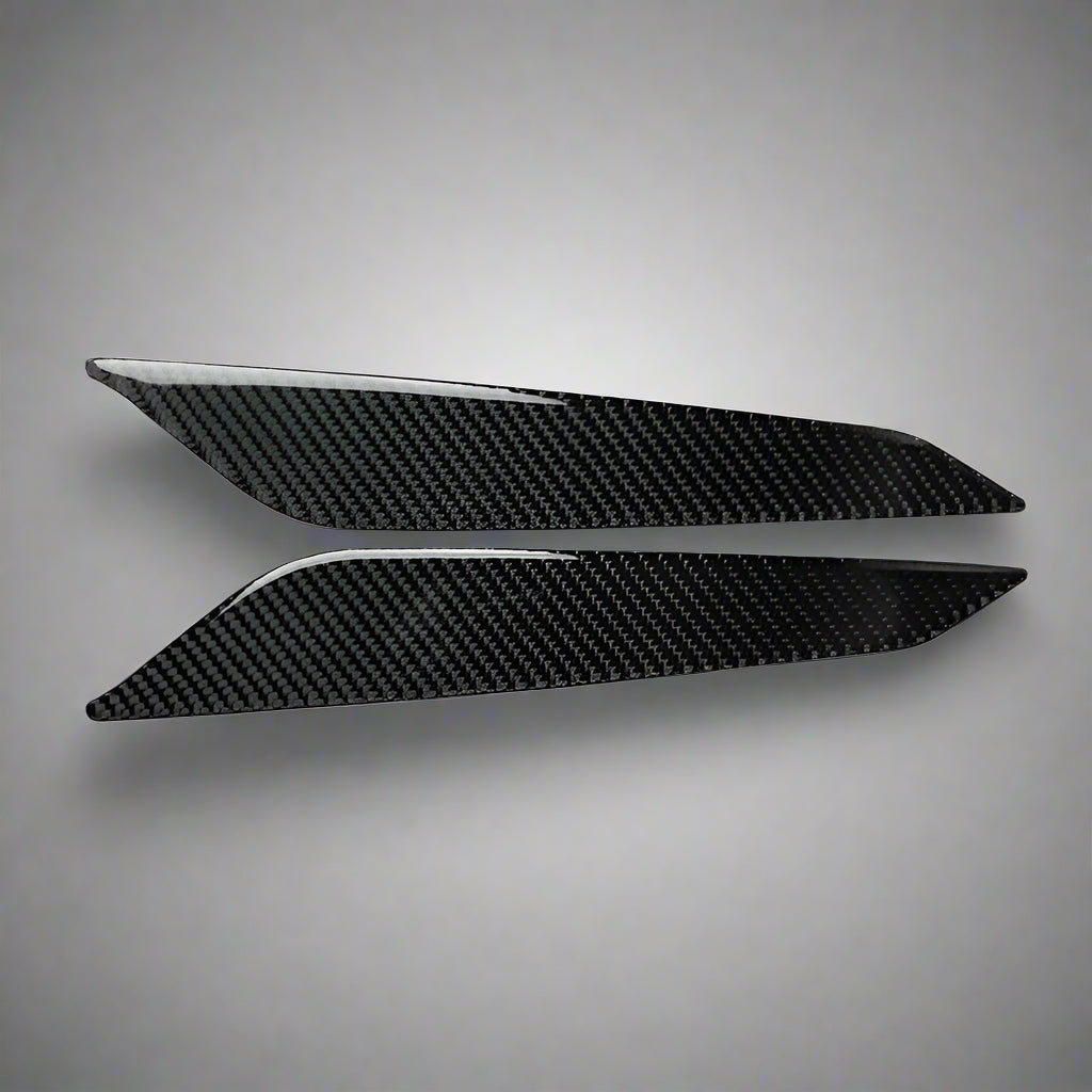 Carbon Fiber Style Gear Shift Side Panel Trim for Audi A4 B9 (2017–2019)