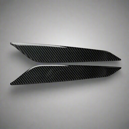 Carbon Fiber Style Gear Shift Side Panel Trim for Audi A4 B9 (2017–2019)