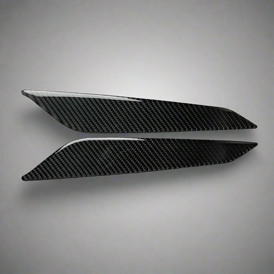 Carbon Fiber Style Gear Shift Side Panel Trim for Audi A4 B9 (2017–2019)