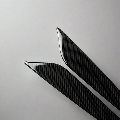 Carbon Fiber Style Gear Shift Side Panel Trim for Audi A4 B9 (2017–2019)