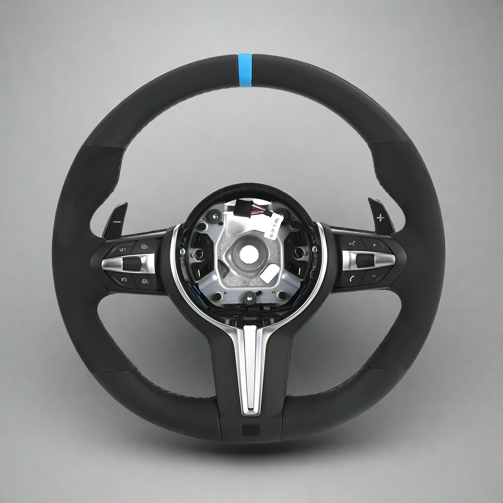 Half Alcantara/Leather M Sport Steering Wheel for BMW F-Chassis & E-Chassis Models