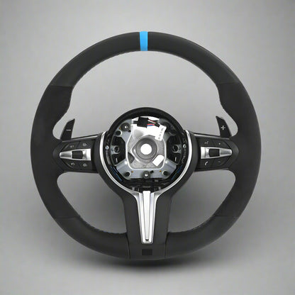 Half Alcantara/Leather M Sport Steering Wheel for BMW F-Chassis & E-Chassis Models