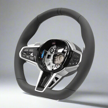 Full Leather CS Style Steering Wheel for BMW F-Chassis & G-Chassis Models