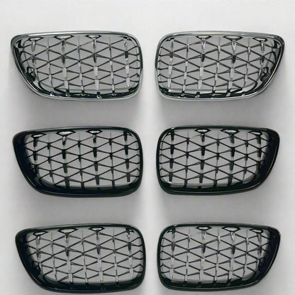 Diamond Front Kidney Grill For BMW 2 Series F22/F23/F87 (2014-2019)