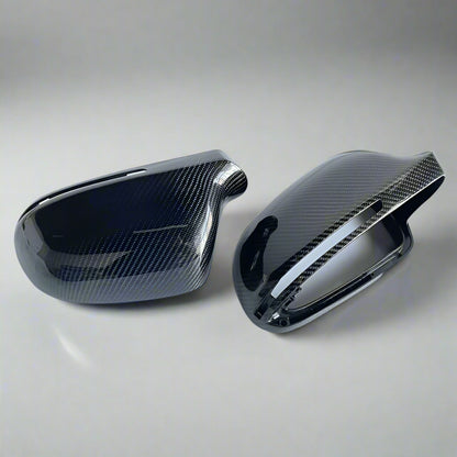 Genuine Carbon Fiber Mirror Covers for Audi A3/S3/Sportback 8P, A4/S4/Allroad B8, A5/S5 B8 Coupe, A6/S6 C6 (2008–2015)