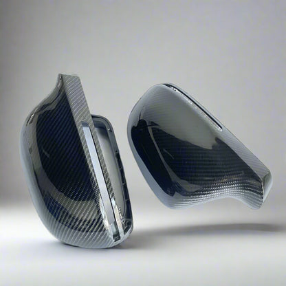 Genuine Carbon Fiber Mirror Covers for Audi A3/S3/Sportback 8P, A4/S4/Allroad B8, A5/S5 B8 Coupe, A6/S6 C6 (2008–2015)