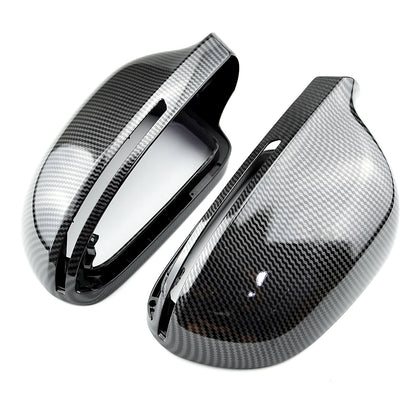 Carbon Fiber Side Mirror Cover Upgrade For Audi B8 A4, A6 C6, A5, Q3, A3 8P